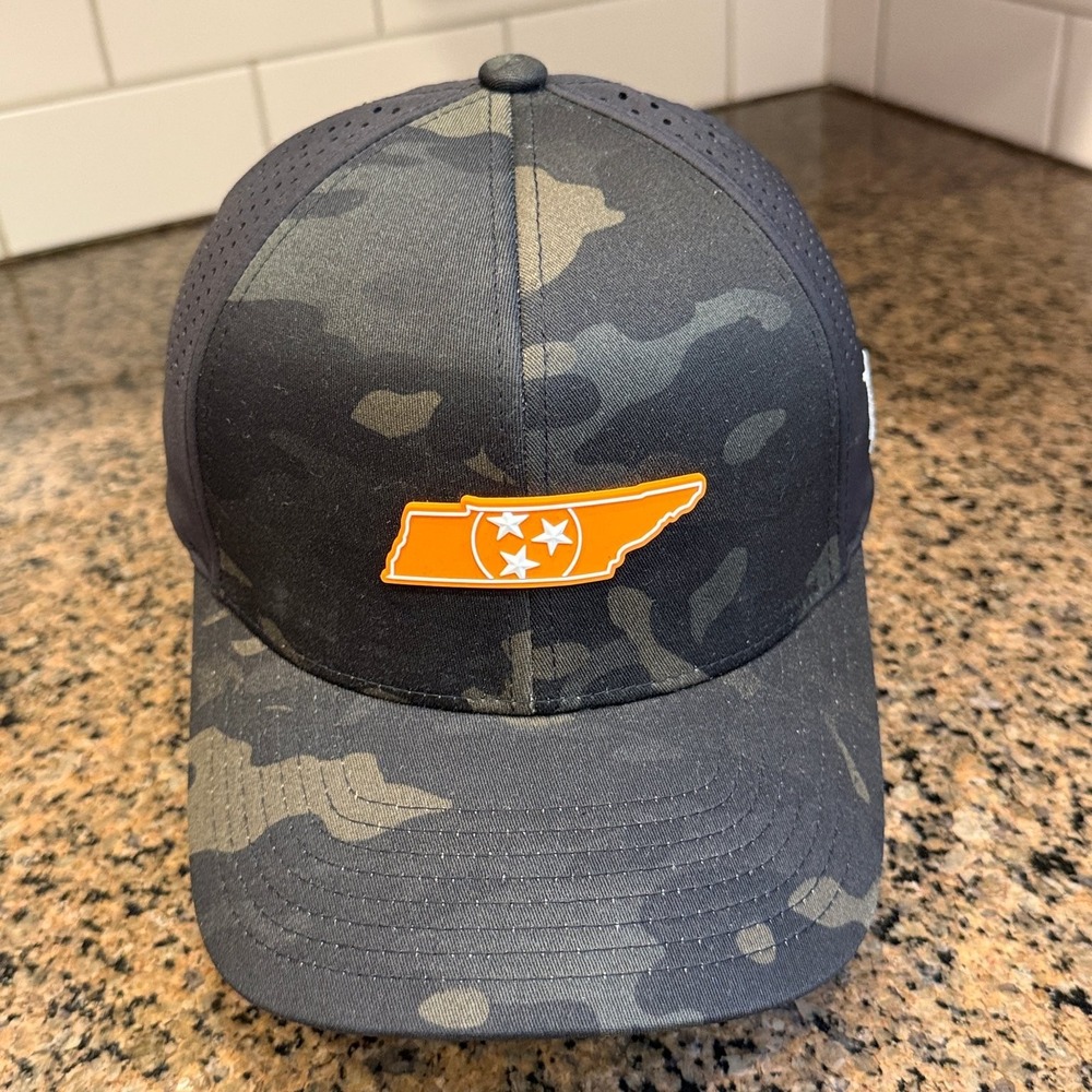 Tennessee Branded Bills FLEXFIT 110 Camo Performance Adjustable Baseball Hat